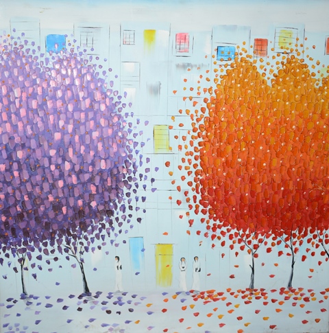 Tranh Sơn Dầu Phố